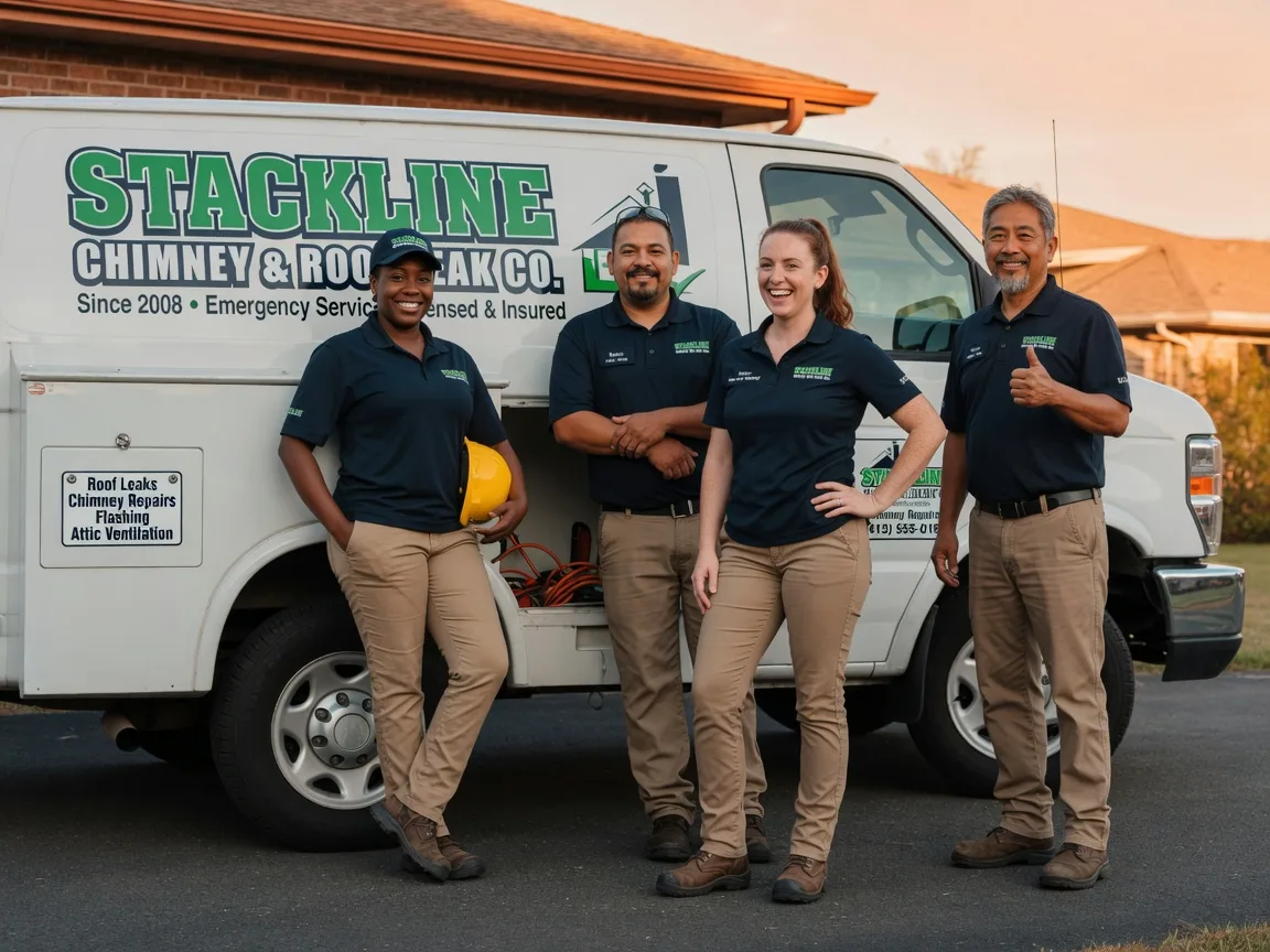 Chimney flashing repair company in Buckingham, IA